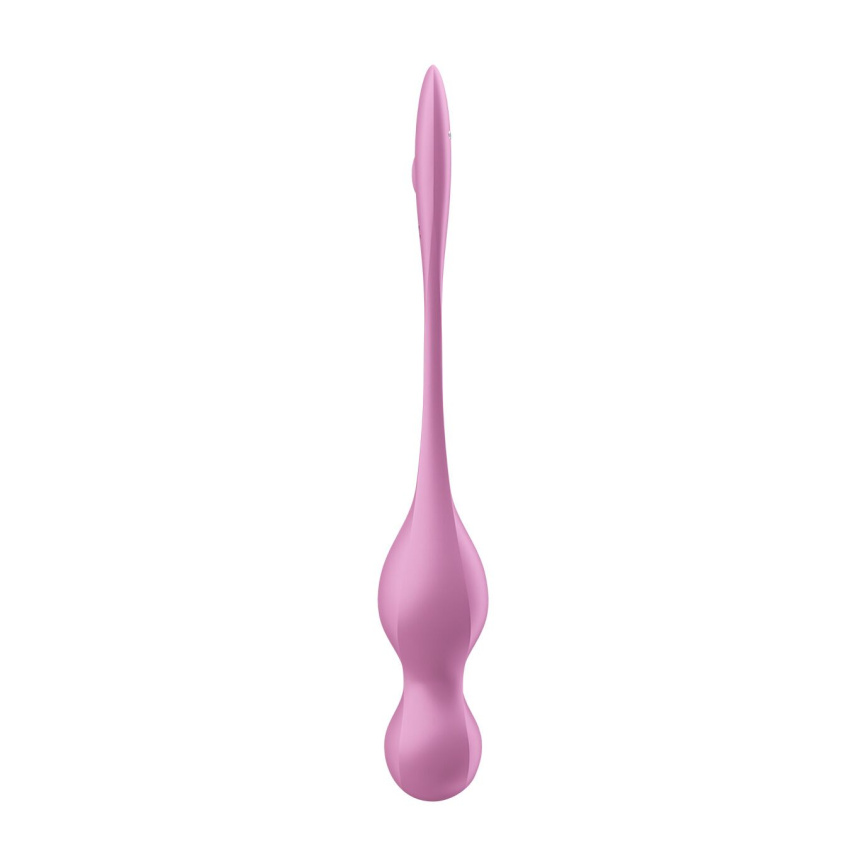 Вагінальні смарт-кульки з вібрацією Satisfyer Love Birds 1 Connect App Pink, 78 г фото 2