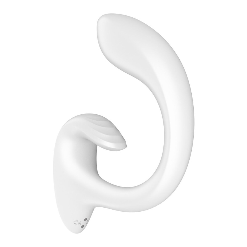 Вагінально-кліторальний вібратор Satisfyer G for Goddess 1 White, 2 мотори фото 3