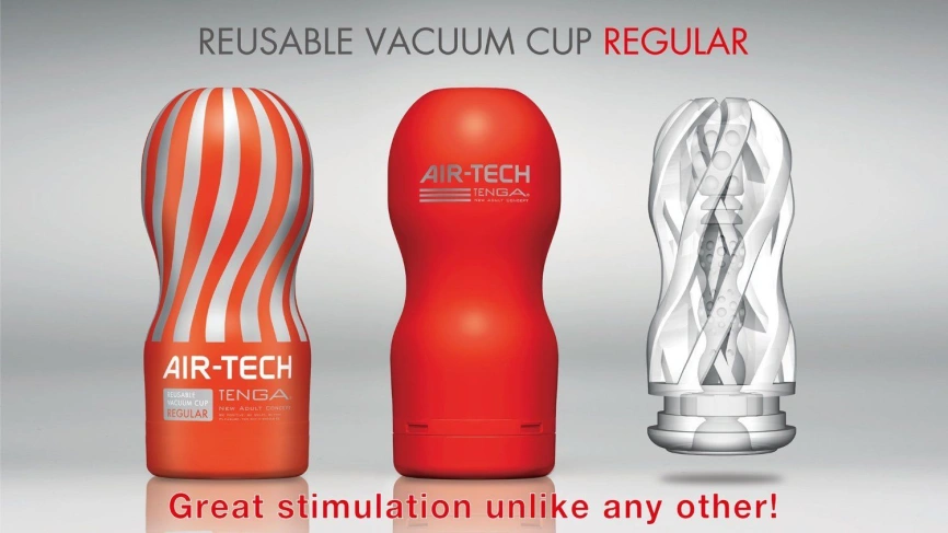 Мастурбатор Tenga Air-Tech Regular, более высокая аэростимуляция и всасывающий эффект фото 4