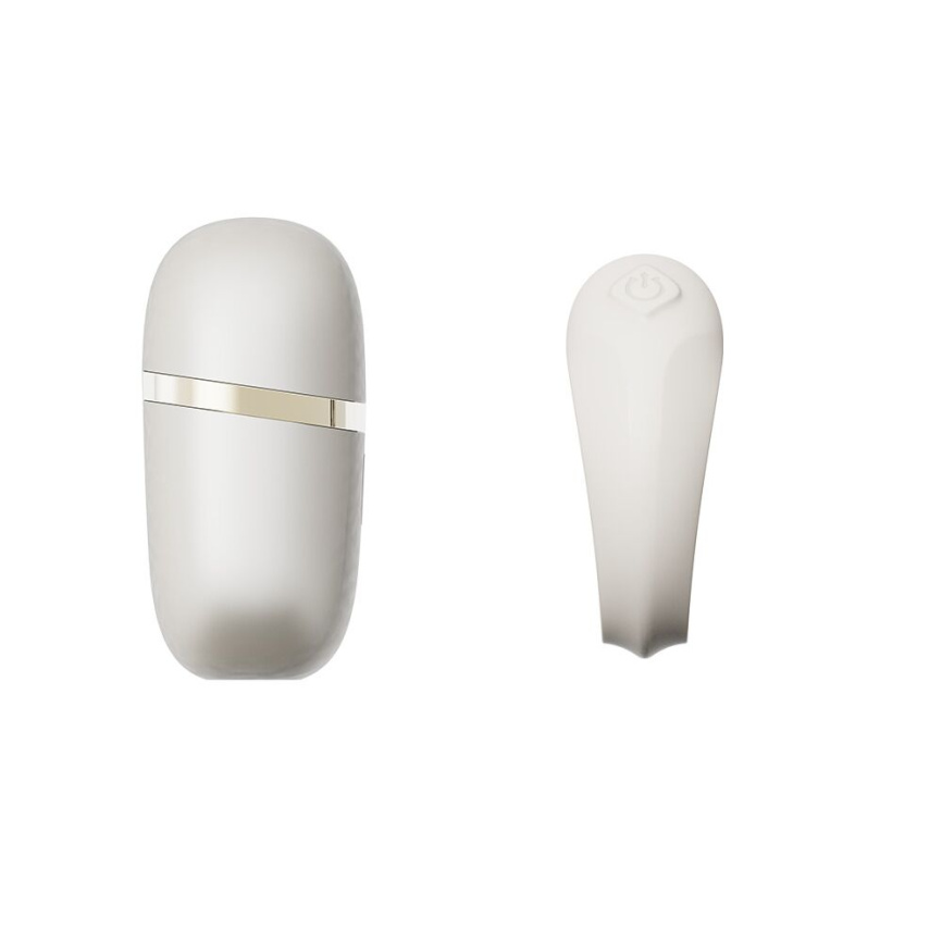 Ерекційне смарт-віброкільце Zalo Apis Ivory White, до 4 годин роботи, зарядний кейс фото 10