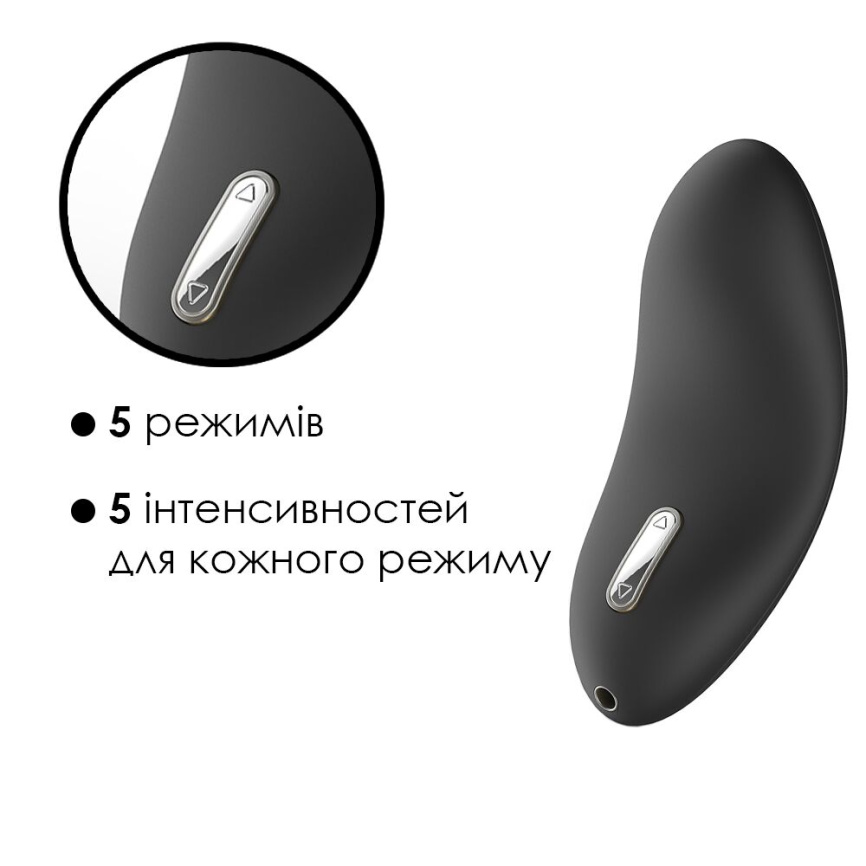 Кліторальний вібратор Svakom Echo Black фото 3