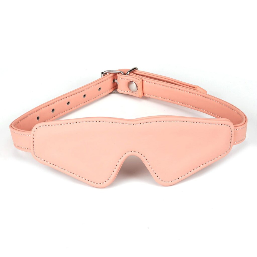 Маска на очі Liebe Seele Dark Candy Pink Blindfold, щільне прилягання, регульована фото 1