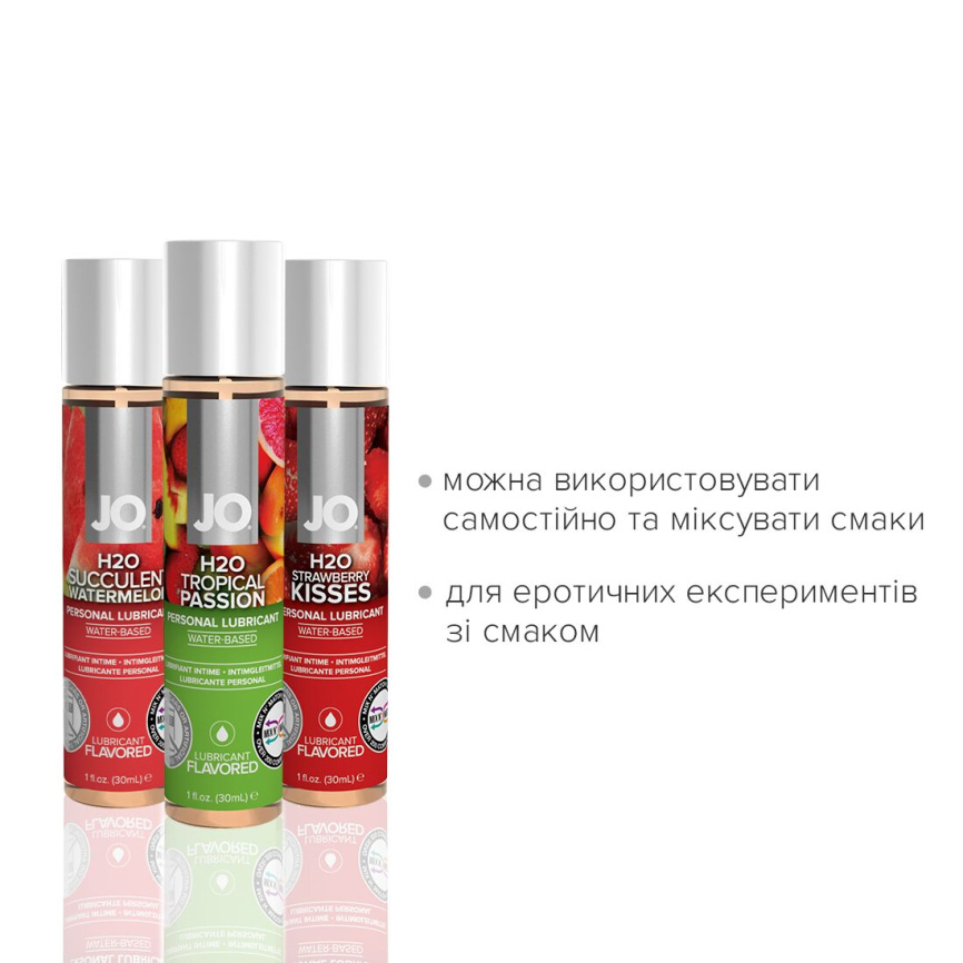 Набір JO Tri-Me Triple Pack — Flavors (3×30 мл) три різні смаки оральних змазок фото 2