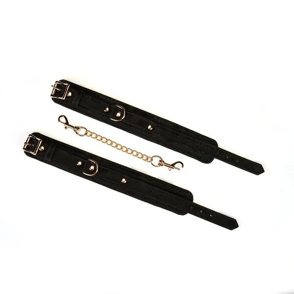 Поножи Liebe Seele Boudoir Amor Ankle Cuffs Black, съемная соединительная цепочка фото 4