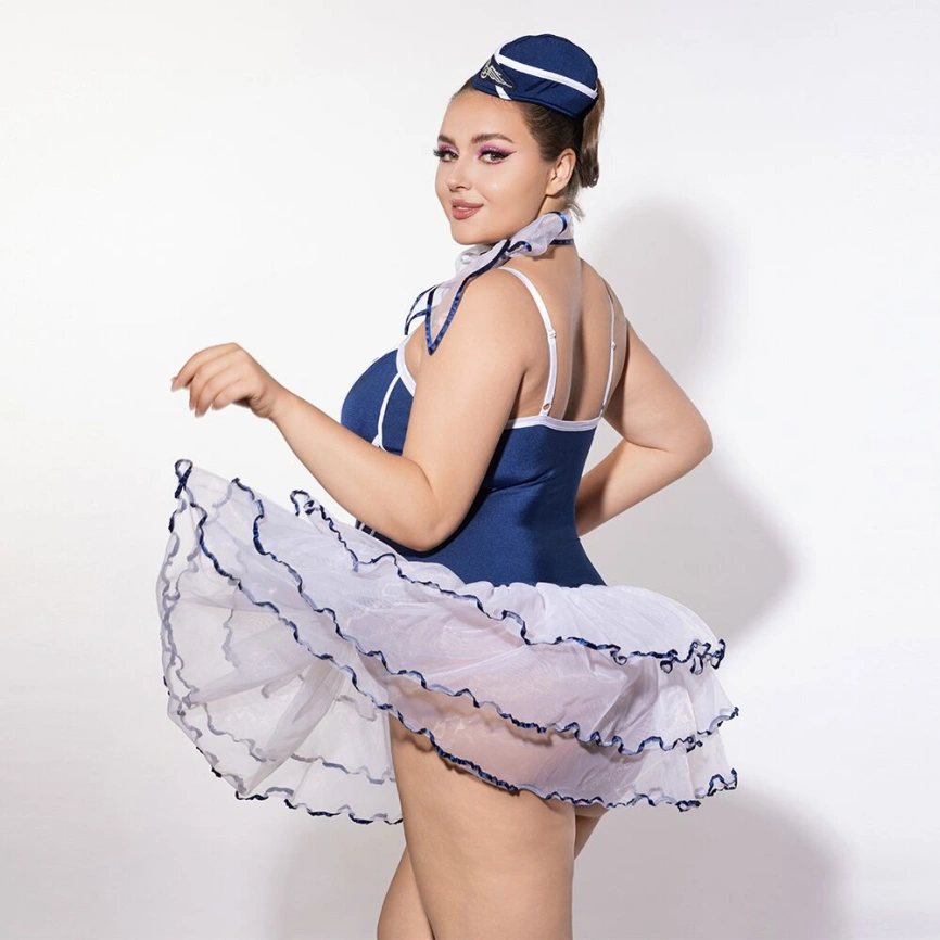 Эротический костюм стюардессы JSY P61122 Plus Size фото 5