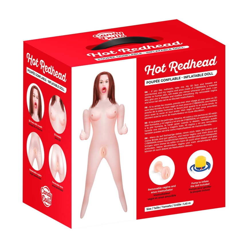 Надувна лялька Candy Dolls Hot Redhead фото 2