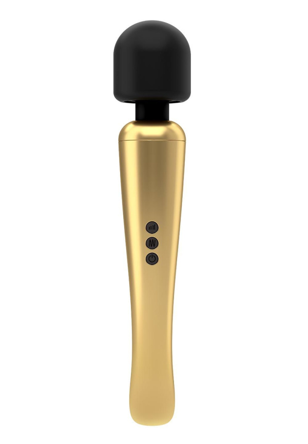 Потужний вібромасажер Dorcel Megawand Gold який перезаряджається, 160 режимів фото 2