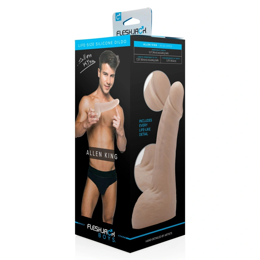 Фаллоимитатор Fleshjack Boys: Allen King Dildo, по слепку пениса порноактера фото 5