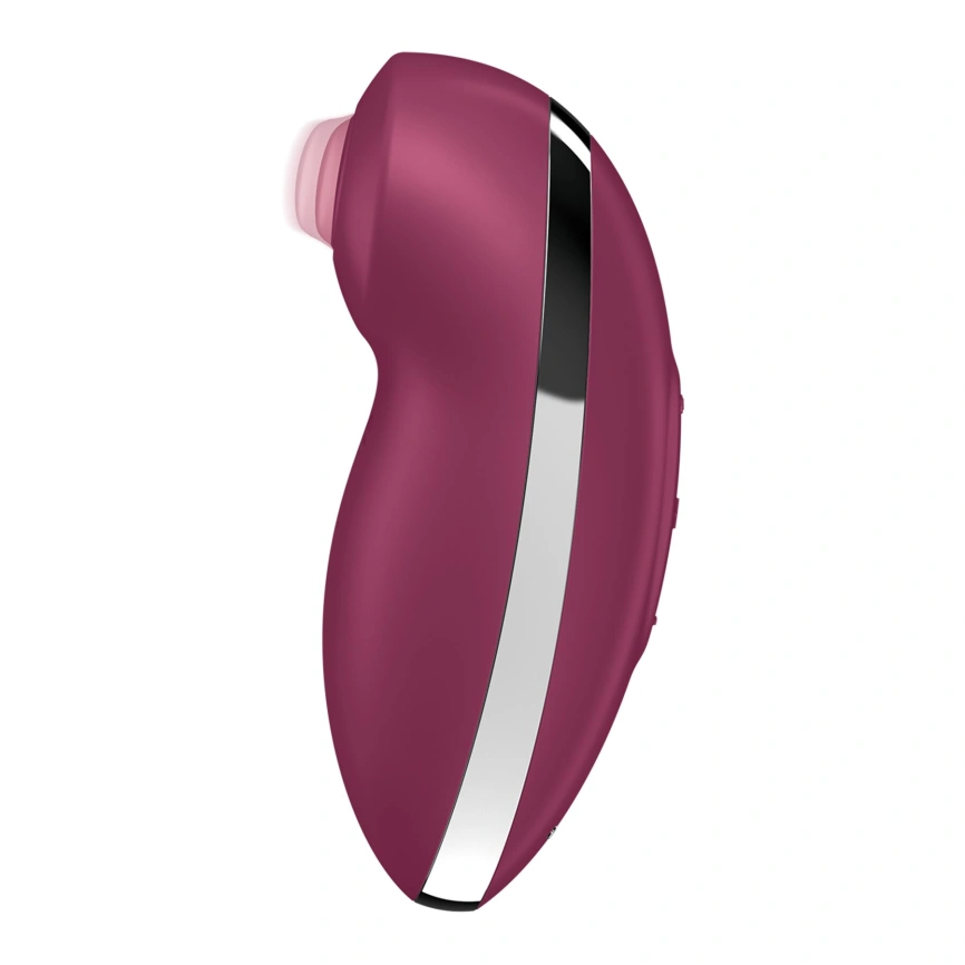 Вибростимулятор-пульсатор Satisfyer Tap & Climax 2 Red, эффект постукивания пальцем фото 2