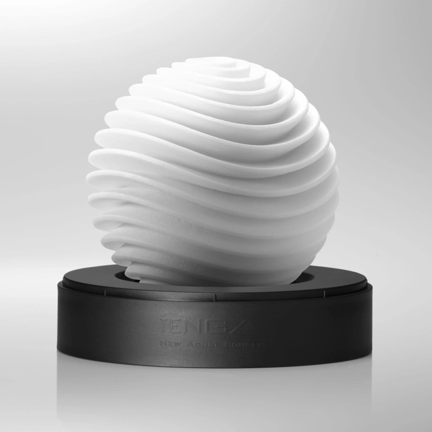 Мастурбатор Tenga Geo Aqua, новый материал, нежные волны, новая ступень развития Tenga Egg фото 3