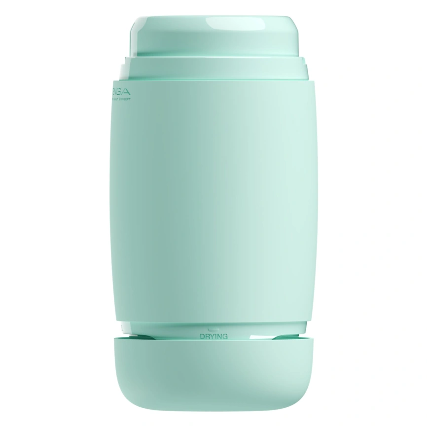Мастурбатор TENGA PUFFY MINT GREEN, ультрамягкий материал, многоразовый, сквозной фото 2