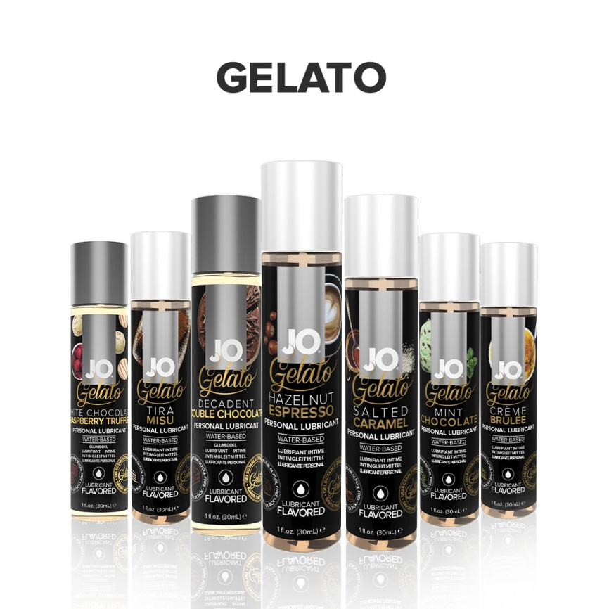 Змазка на водній основі JO GELATO Hazelnut Espresso (120 мл) без цукру, парабенів та пропіленгліколю фото 5