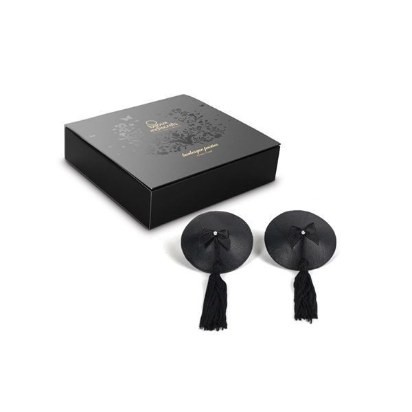 Пестіс Bijoux Indiscrets Burlesque pasties ORIGINAL BLACK фото 3