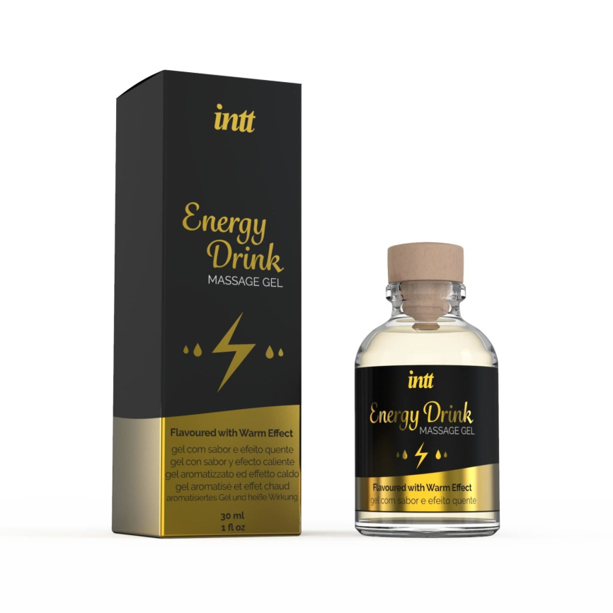 Масажний гель для інтимних зон Intt Energy Drink (30 мл) розігрівальний фото 1