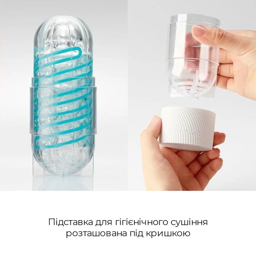 Мастурбатор Tenga Spinner 04 Pixel с упругой стимулирующей спиралью внутри фото 14