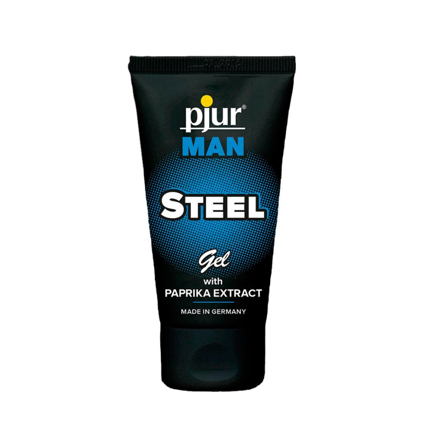Гель-стимулятор для пеніса pjur MAN Steel Gel 50 мл, з екстрактом паприки та ментолом фото 1
