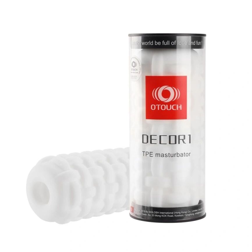 Мастурбатор Otouch DECOR 1-A, утолщенный TPE, эффект всасывания, спиральные выступы фото 12