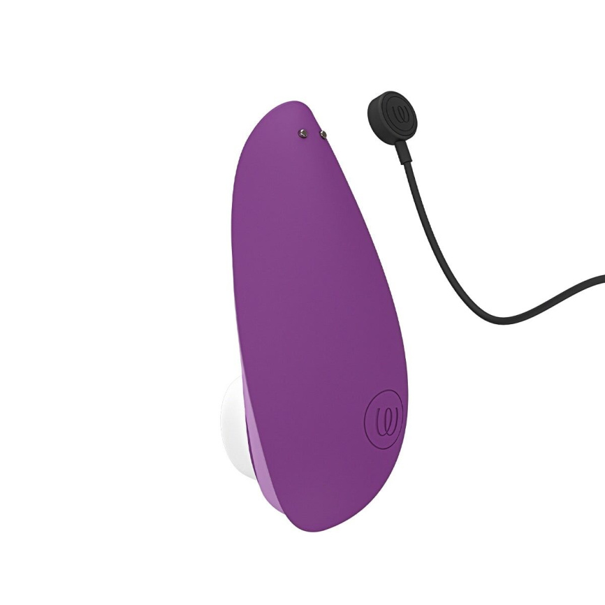 Вакуумний кліторальний стимулятор Womanizer Liberty 2 Purple, 8 режимів, магнітна кришечка фото 5