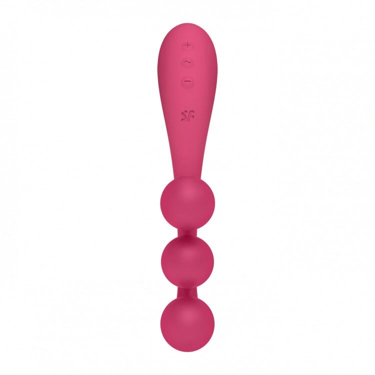 Универсальный вибратор Satisfyer Tri Ball 1, 3 мотора, гнется фото 4