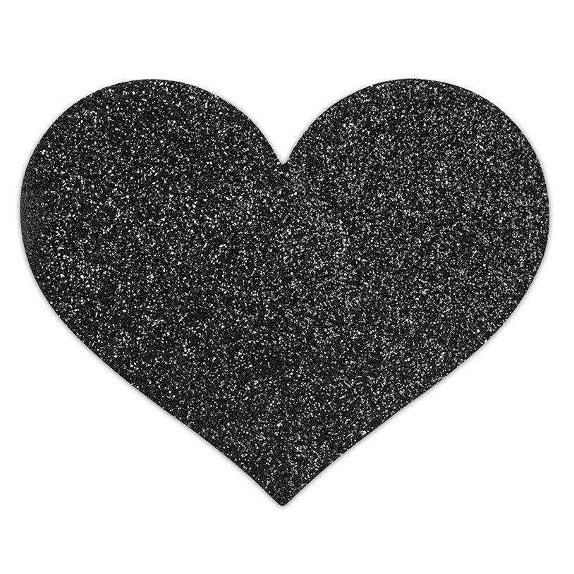 Прикраса на соски Bijoux Indiscrets – Flash Heart Black фото 2