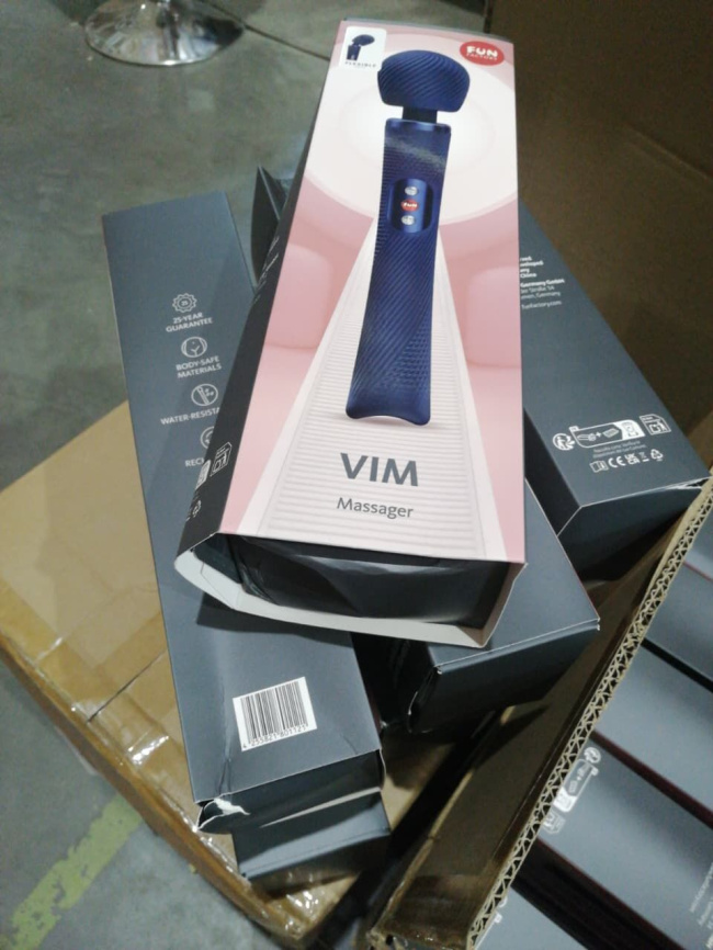Вібромасажер Fun Factory VIM Vibrating Wand Nightblue (м'яте паковання!!!) фото 2