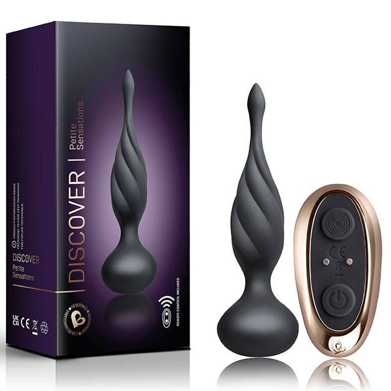 Анальна вібропробка Rocks Off Petite Sensations – Discover Black фото 3