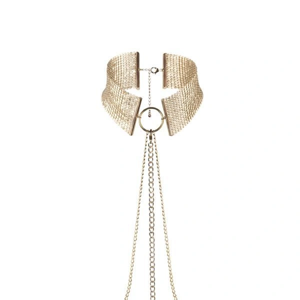 Ожерелье-воротник Bijoux Indiscrets Desir Metallique Collar - Gold фото 2