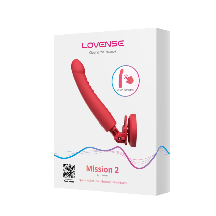 Смарт-міні секс-машина Lovense Mission 2 Vibrating suction cup dildo, 6500 вібрацій/хв, Touch Sense фото 5
