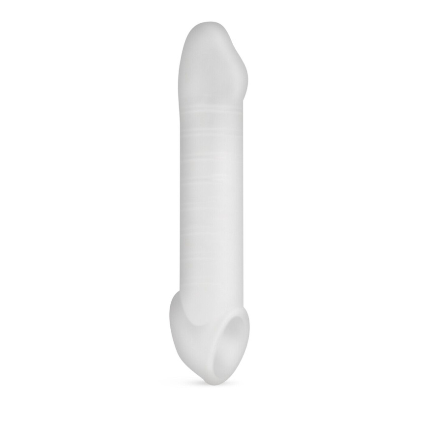 Насадка на член Boners Supporting Penis Sleeve, +5 см до довжини, отвір для яєчок фото 1