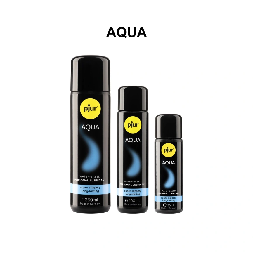 Лубрикант на водной основе pjur Aqua 250 мл, эффект бархатистой кожи без прилипания фото 6