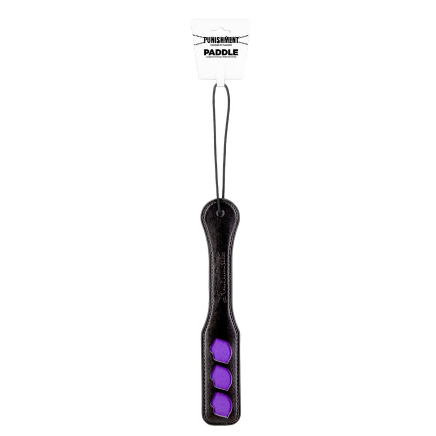 Паддл Punishment - Purple Lips Paddle - Black фото 4