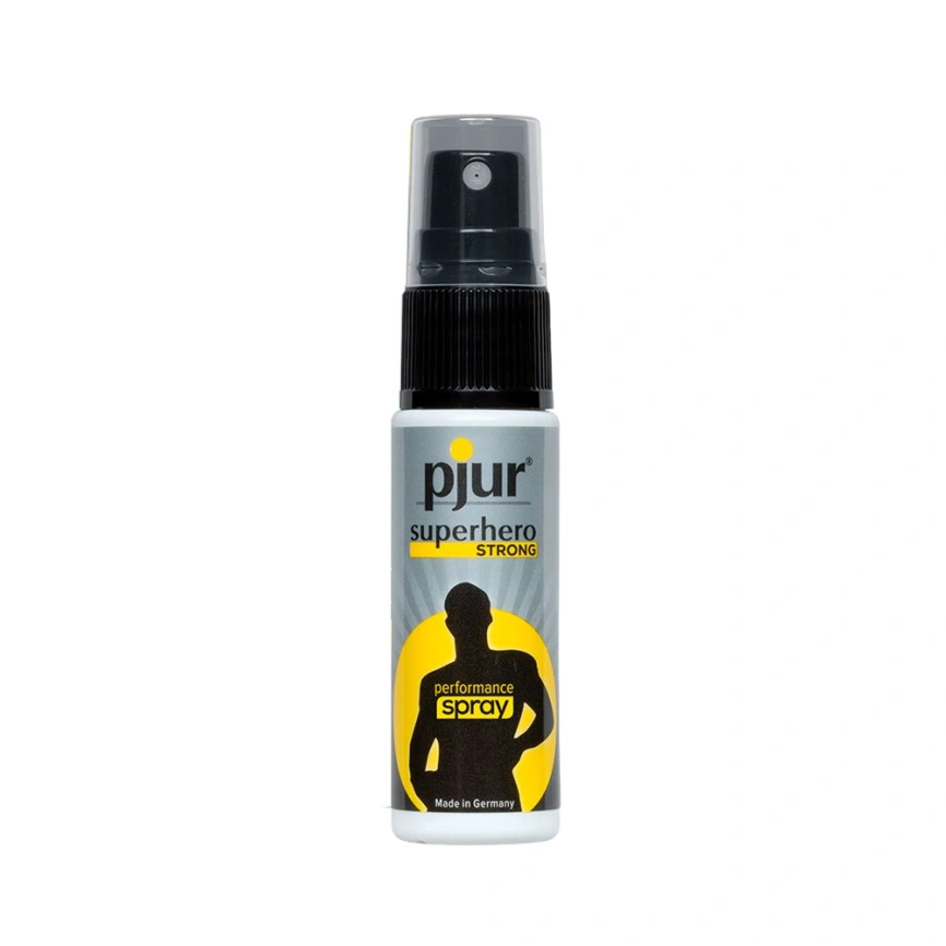 Спрей-пролонгатор pjur Superhero Strong Spray 20 ml, с экстрактом имбиря, без анестетиков фото 1