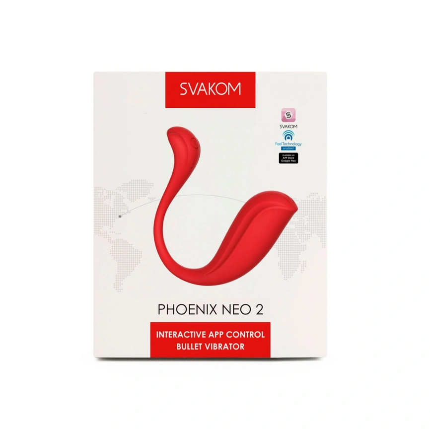 Интерактивное виброяйцо Svakom Phoenix Neo 2, обновленная модель фото 24