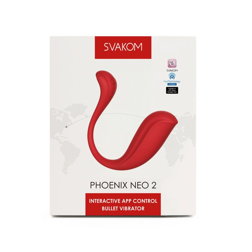 Интерактивное виброяйцо Svakom Phoenix Neo 2, обновленная модель фото 4