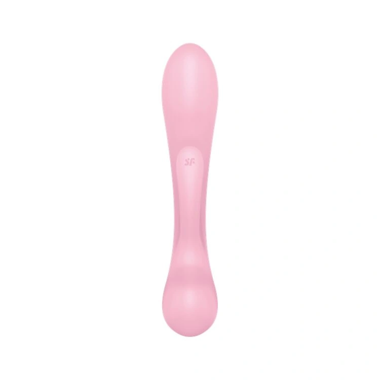 Двусторонний вибратор-кролик Satisfyer Triple Oh Pink, 3 мотора, рукоятка-массажер фото 4