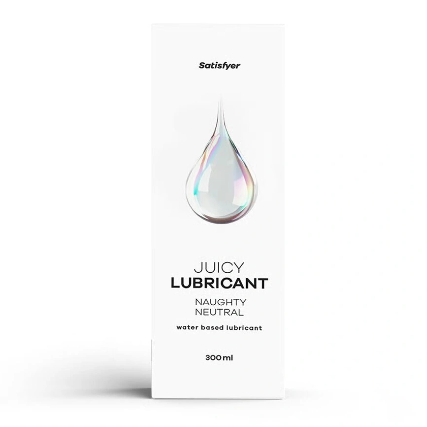 Лубрикант на водной основе Satisfyer Juicy Lubricant Naughty Neutral water based 300 мл фото 1
