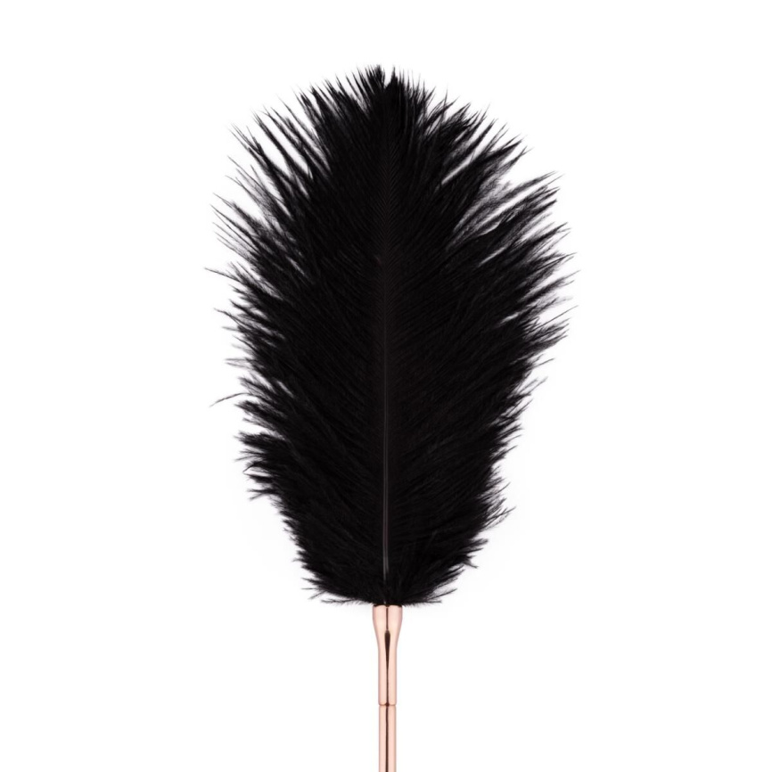 Лоскітка з металевим флогером Rosy Gold - Feather Tickler & Whip фото 4