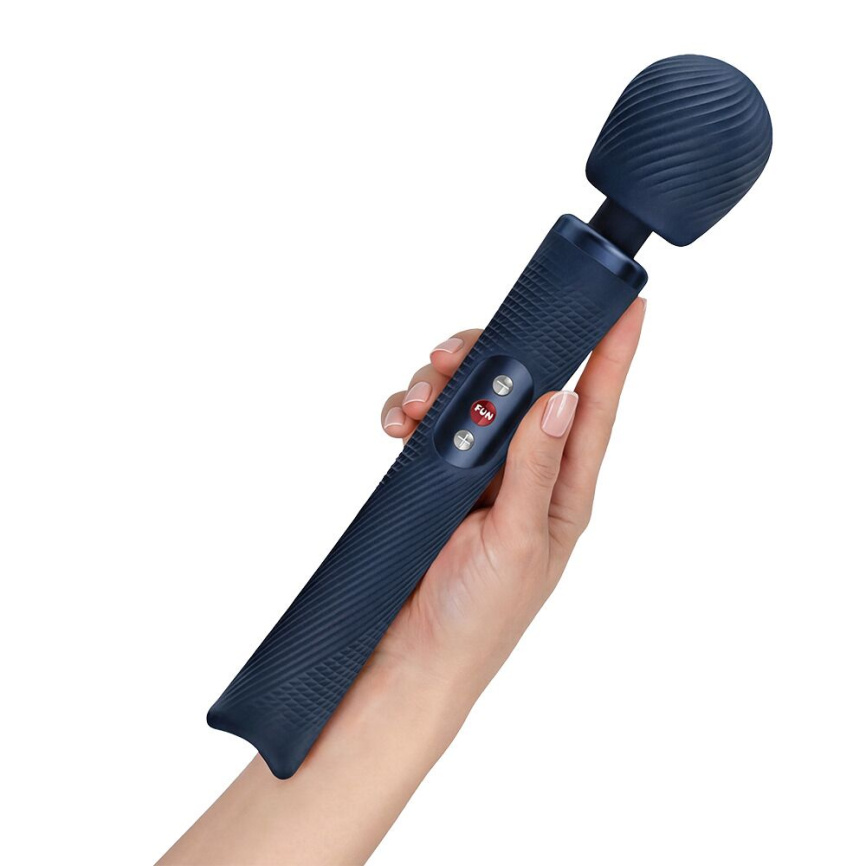 Вібромасажер Fun Factory VIM Vibrating Wand Nightblue, суперпотужний та легкий, до 6 годин роботи фото 5