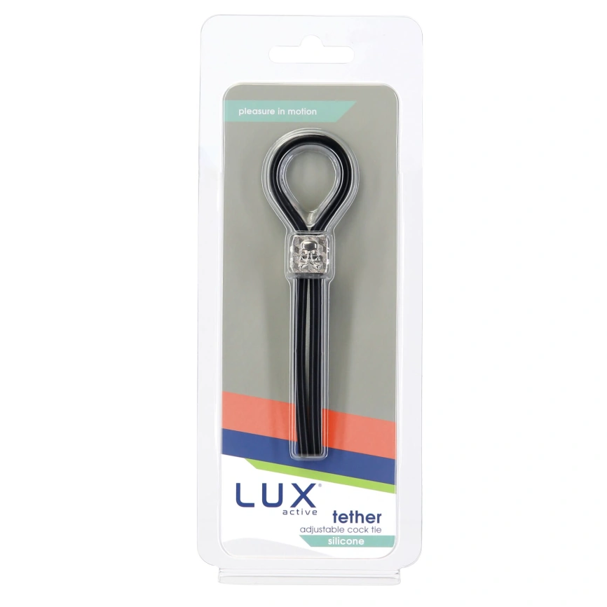 Эрекционное кольцо-лассо LUX Active Tether Adjustable Silicone Cock Tie, регулируемое фото 7