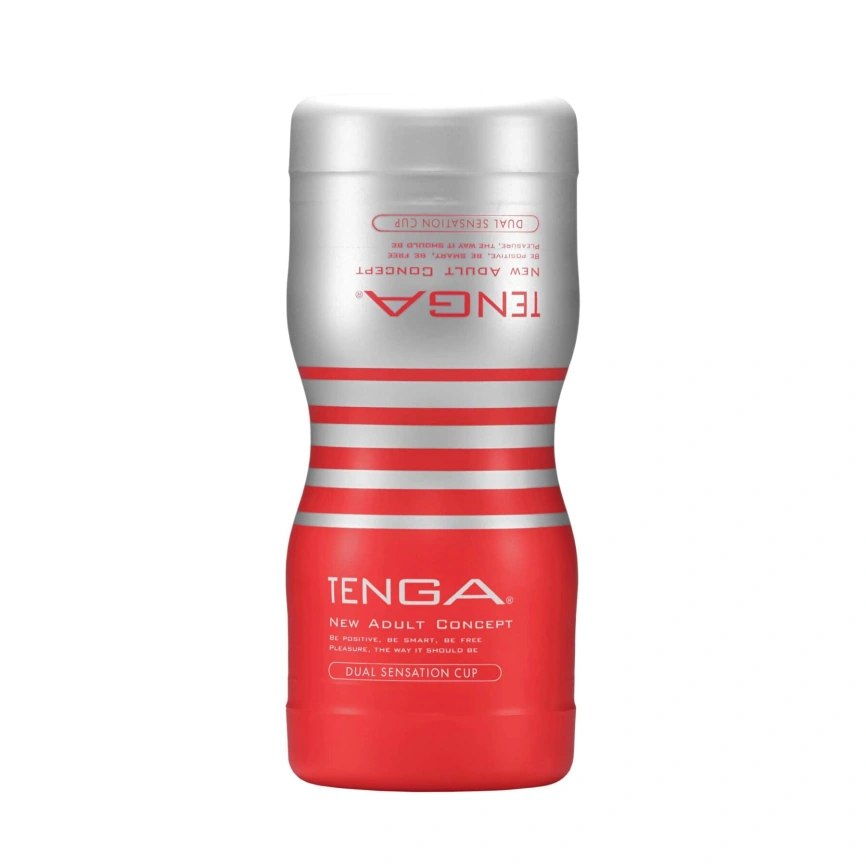 Мастурбатор Tenga Dual Sensation Cup двусторонний, с двумя независимыми каналами фото 1