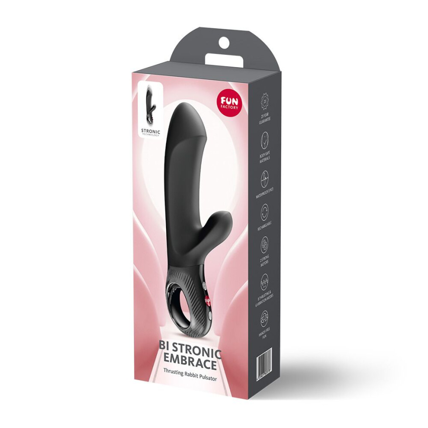 Пульсатор Fun Factory Bi Stronic Embrace Black фото 10
