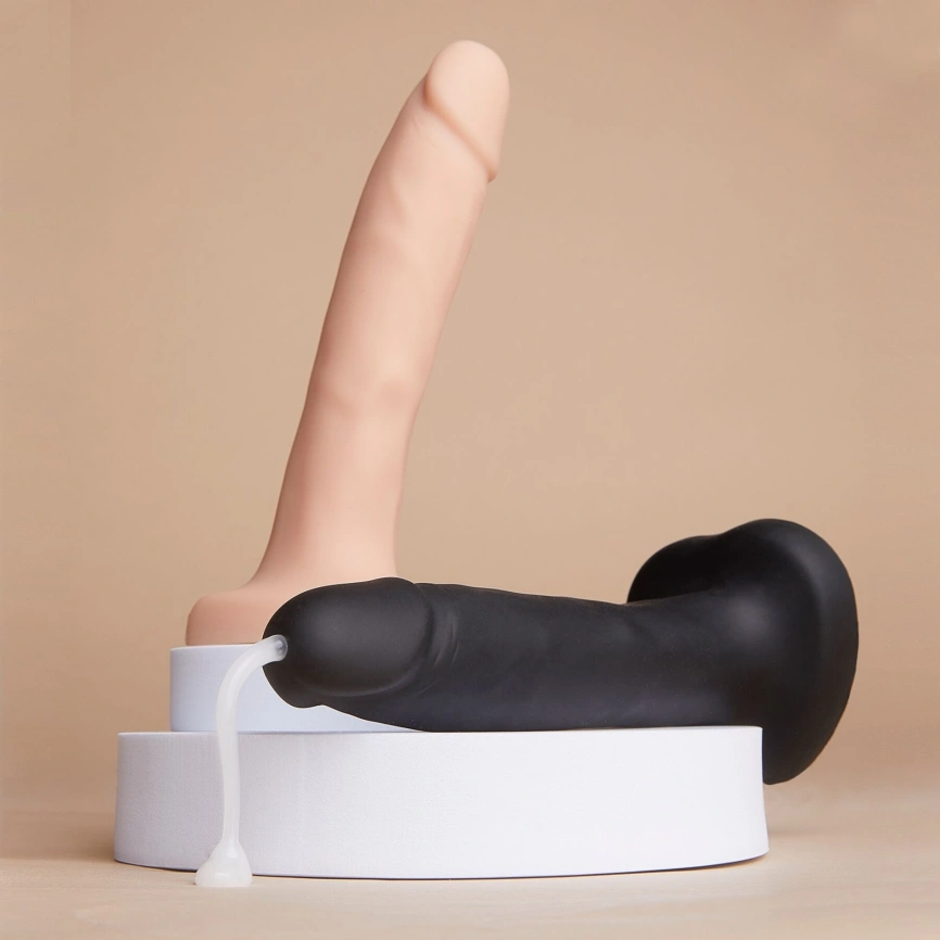 Кончающий фаллоимитатор Strap-On-Me Squirting Cum Dildo Realistic Vanilla, диам. 3,5 см, силикон фото 7