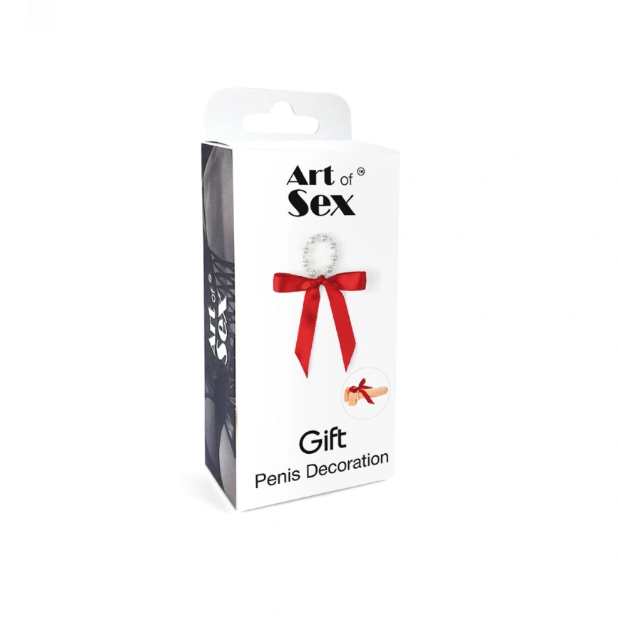 Украшение на пенис с жемчугом «Подарок» Art of Sex - Gift фото 5