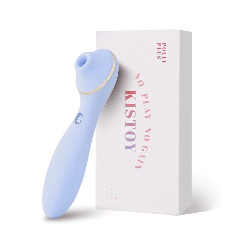 Вакуумный вибратор KISTOY Polly Plus Purple с подогревом фото 1