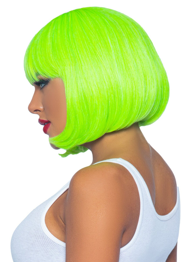 Перука Leg Avenue 12″ Neon short bob wig Neon Green фото 3