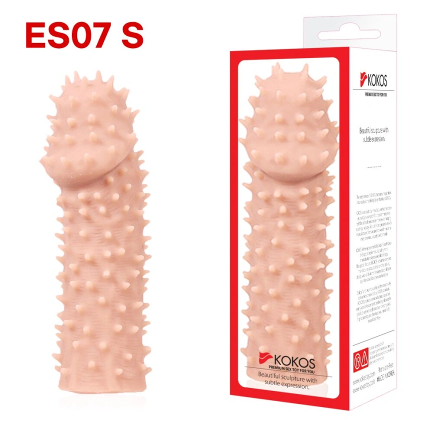 Насадка на член Kokos Extreme Sleeve ES.07 размер S, утолщающая, стимуляция точки G фото 3