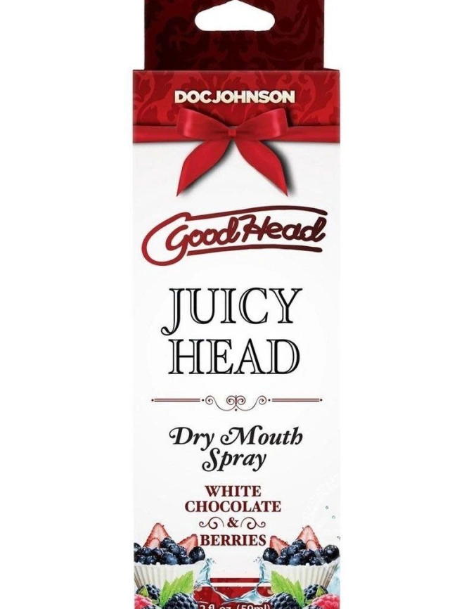 Увлажняющий оральный спрей Doc Johnson GoodHead - Juicy Head - White Chocolate and Berries 59мл фото 2