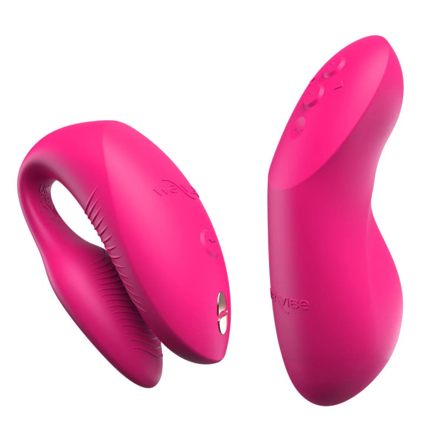 Смарт-вібратор для пар We-Vibe Chorus Pro Electric Pink фото 3