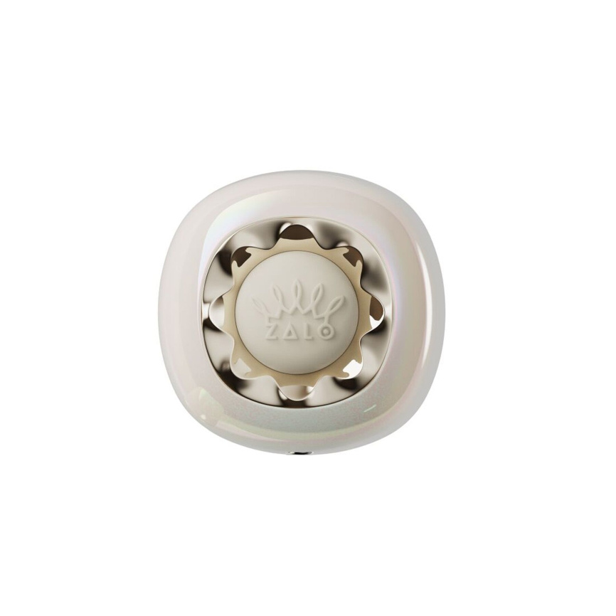 Вакуумний кліторальний стимулятор Zalo Lia Floral White, 3 насадки, 3 режими, різна інтенсивність фото 21