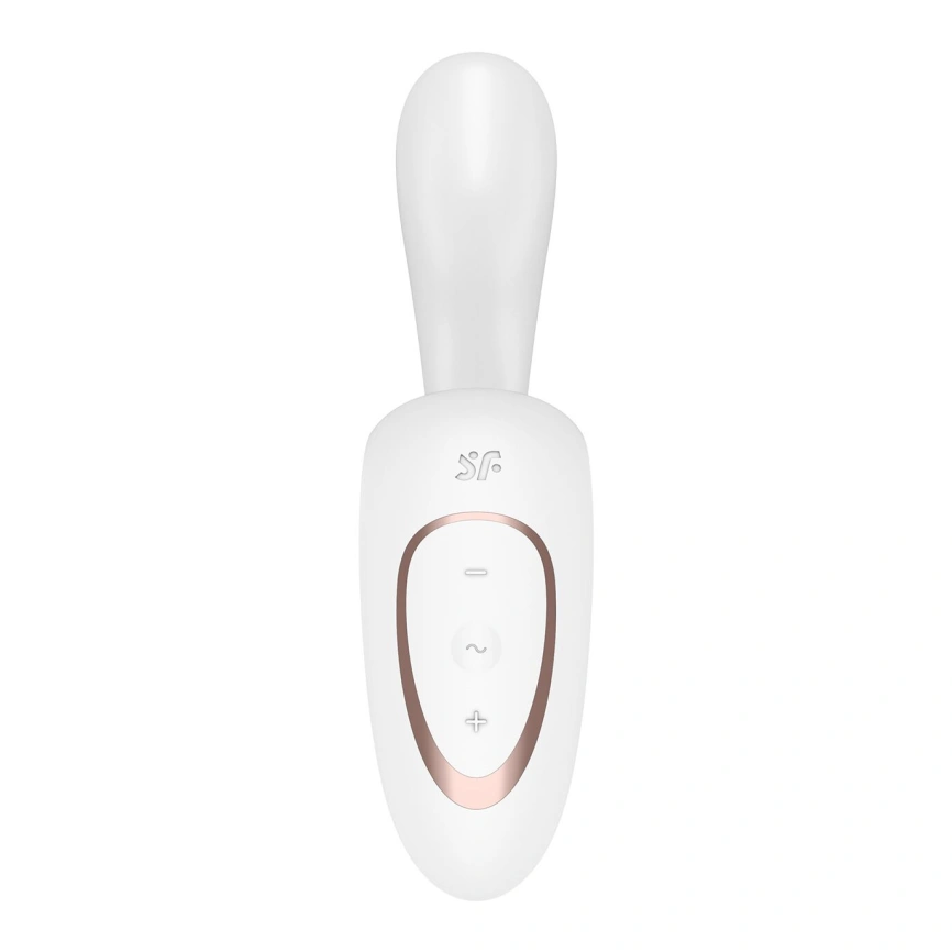 Вагинально-клиторальный вибратор Satisfyer G for Goddess 1 White, 2 мотора фото 4